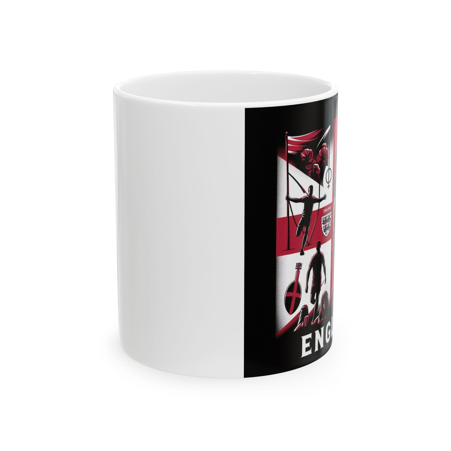 Flag Village ENGLAND Sporting Flag Ceramic Coffee Mug 11oz GBR0005