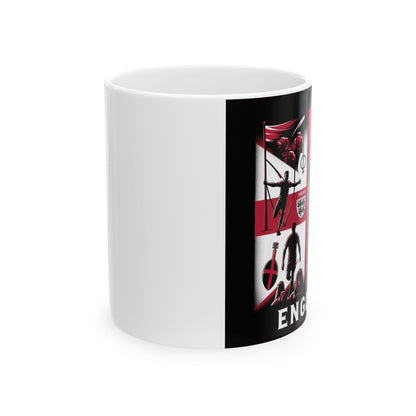Flag Village ENGLAND Sporting Flag Ceramic Coffee Mug 11oz GBR0005