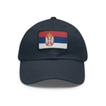Flag Village Serbia Flag Hat Cap with Leather Patch