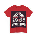 Flag Village England Sporting Flag T-SHIRT Heavy Cotton Tee GBR0002