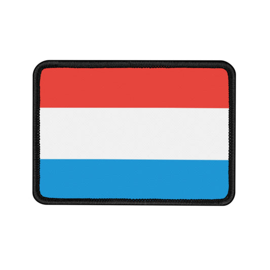 Flag Village Luxembourg Flag Embroidery Iron-On Patches
