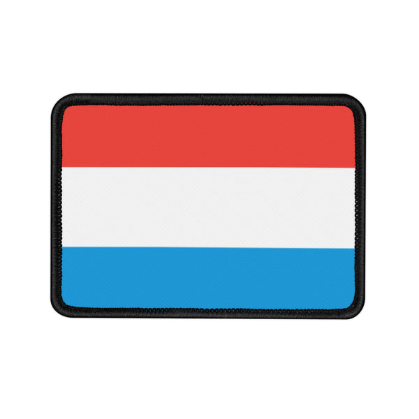 Flag Village Luxembourg State Flag Embroidered Iron-On Patch