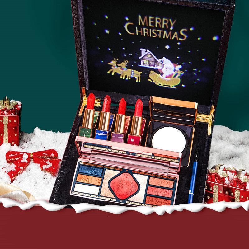 Flag Village Carved Lipstick Gift Box Forbidden City Chinese Style Makeup Set