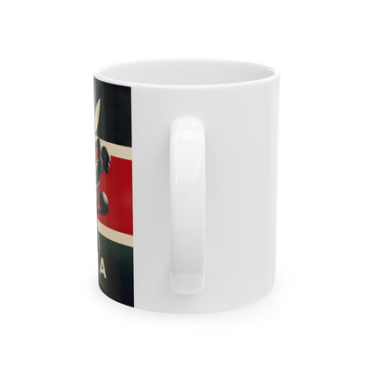 Flag Village KENYA Sporting Flag Ceramic Coffee Mug 11oz KEN0003