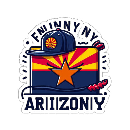 Flag Village USA Arizona State Flag Sticker 2", 3", 4", 6" AZ01