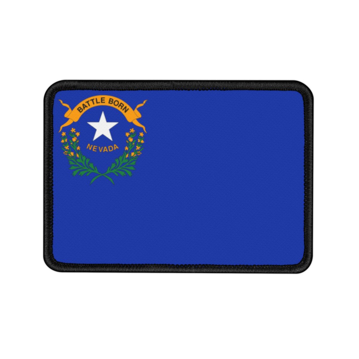 Flag Village Nevada State Flag Embroidered Iron-On Patch