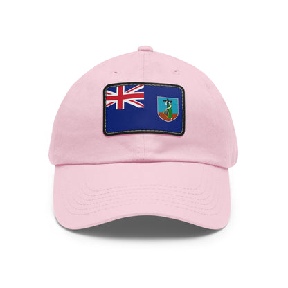 Flag Village Montserrat Flag Hat Cap with Leather Patch