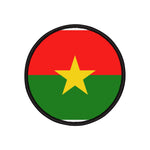 Flag Village Burkina Faso Flag Embroidery Iron-On Patches