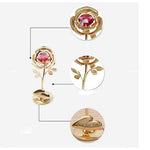 Flag Village Roses With Diamonds Qixi Valentine's Day Gifts For Wives And Lovers Home Crafts Decorations