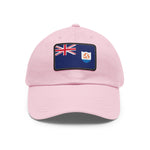 Flag Village Anguilla Flag Hat Cap with Leather Patch