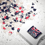 Flag Village United Kingdom Racing Car Puzzle 110 Piece
