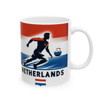 Flag Village Netherlands Sporting Flag Ceramic Coffee Mug 11oz NLD0007