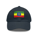 Flag Village Ethiopia Flag Hat Cap with Leather Patch