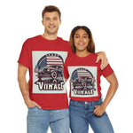Flag Village USA Vintage Car Flag T-SHIRT Heavy Cotton Tee USA0009