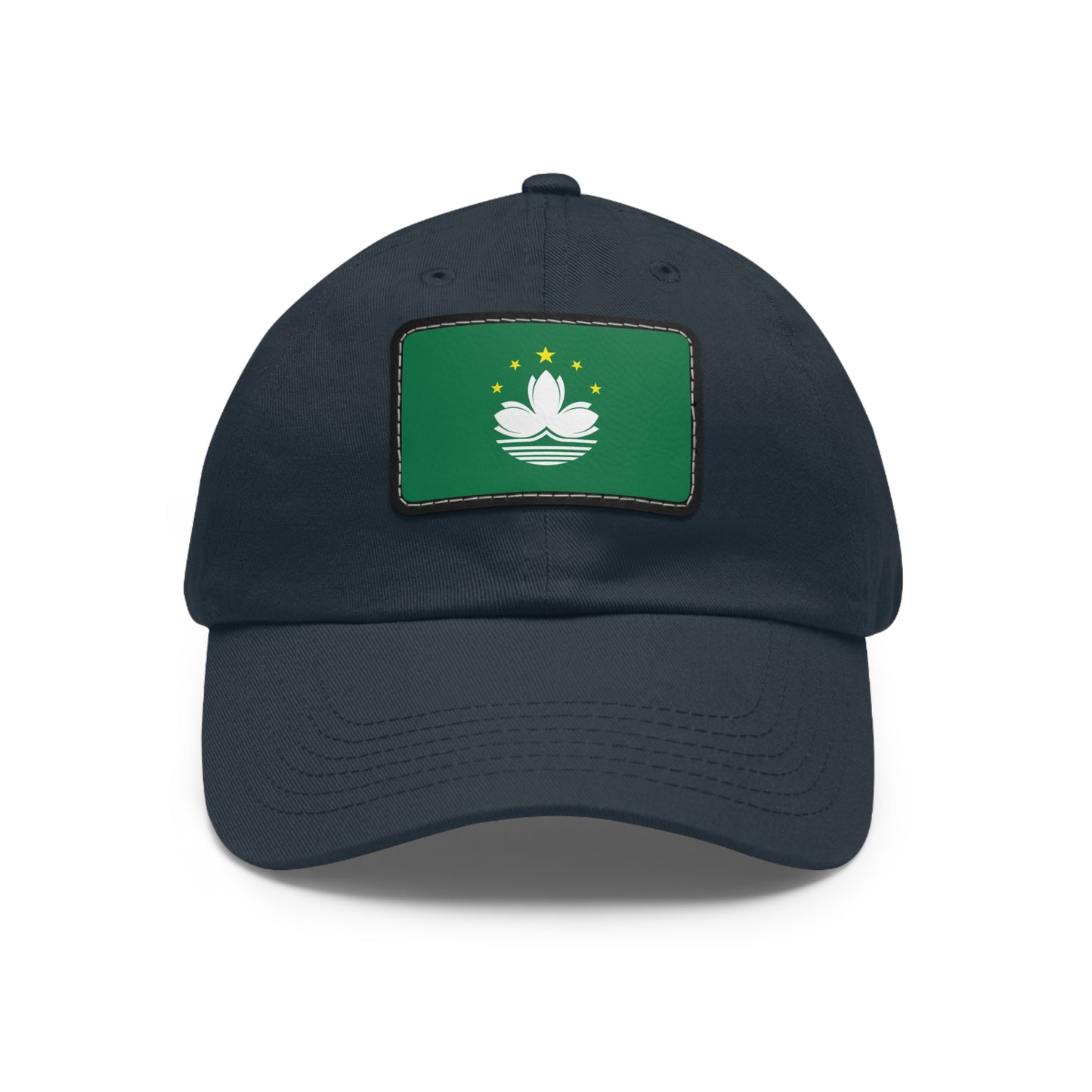 Flag Village Macao Flag Hat Cap with Leather Patch