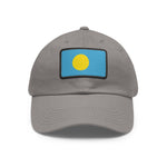 Flag Village Palau Flag Hat Cap with Leather Patch