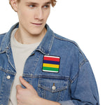 Flag Village Mauritius Flag Embroidery Iron-On Patches