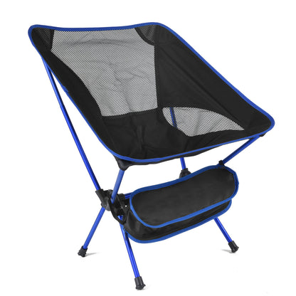 Flag Village Travel Ultralight Folding Chair Superhard High Load Outdoor Camping Chair Portable Beach Hiking Picnic Seat Fishing Tools Chair