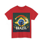 Flag Village Brazil Sporting Flag T-SHIRT Heavy Cotton Tee BRA0013