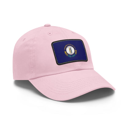 Flag Village USA Kentucky State Flag Hat Cap with Leather Patch FV-CP0125