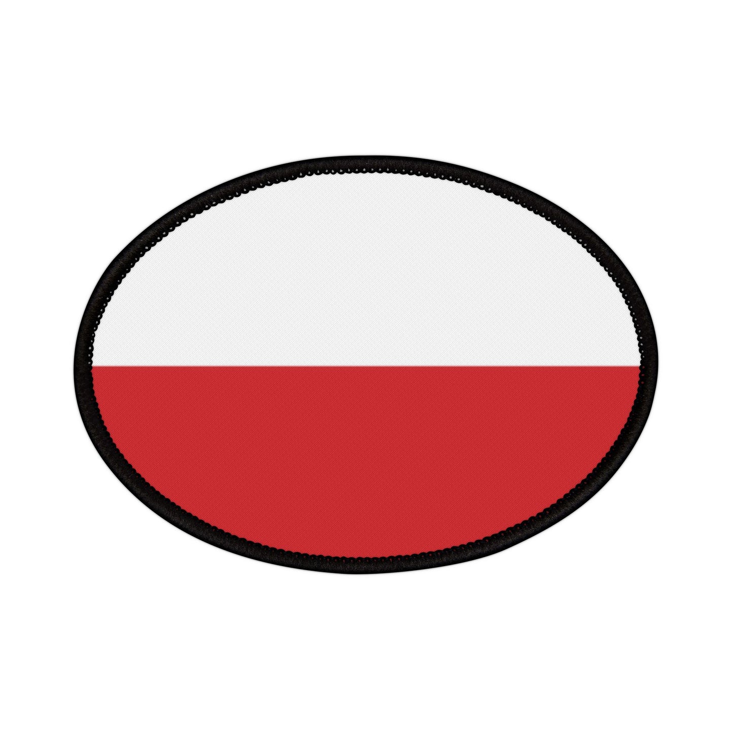 Flag Village Poland Flag Embroidery Iron-On Patches