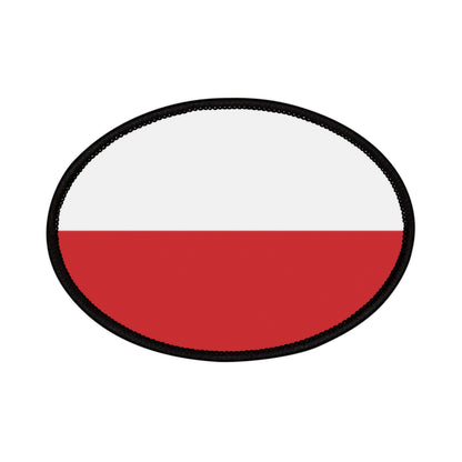 Flag Village Poland Flag Embroidery Iron-On Patches