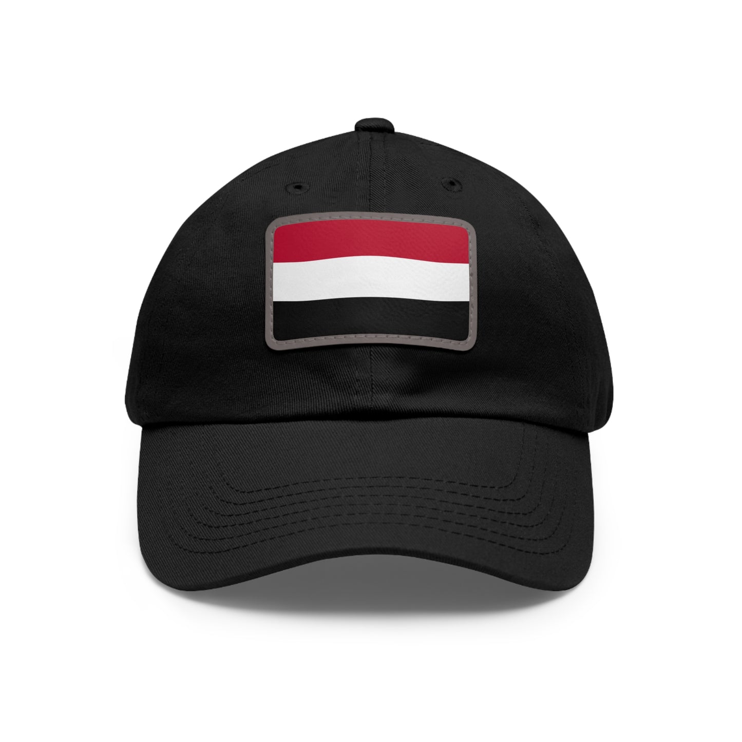 Flag Village Yemen Flag Hat Cap with Leather Patch