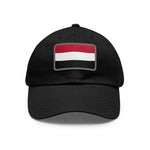 Flag Village Yemen Flag Hat Cap with Leather Patch