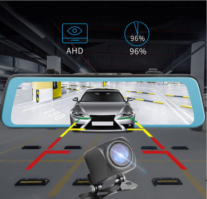 Flag Village Auto Tools Dual Cameras Driving Recorder with Full Display Screen