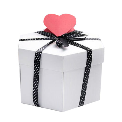 Flag Village New Hexagonal Surprise Explosion Box Gift Packaging