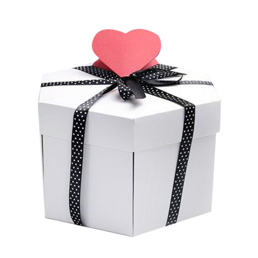 Flag Village New Hexagonal Surprise Explosion Box Gift Packaging