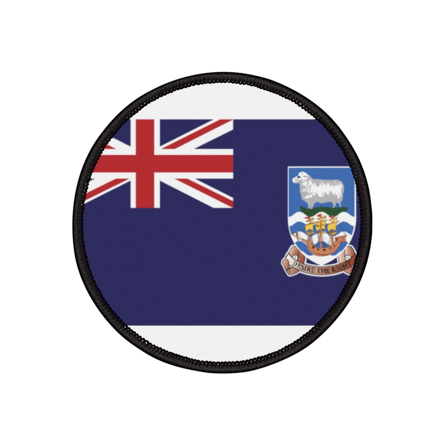 Flag Village Falkland Islands Flag Embroidery Iron-On Patches