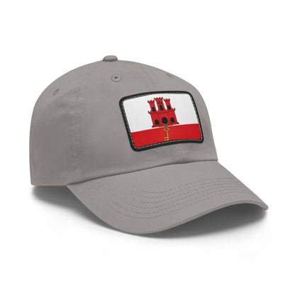 Flag Village Gibraltar Flag Hat Cap with Leather Patch