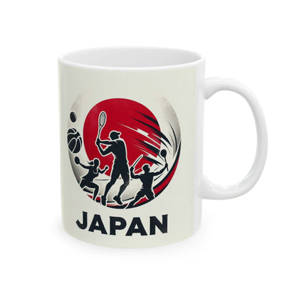 Flag Village Japan Sporting Flag Ceramic Coffee Mug 11oz JPN0007