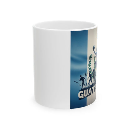 Flag Village Guatemala Sporting Flag Ceramic Coffee Mug 11oz FV-MG0006