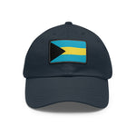 Flag Village Bahamas Flag Hat Cap with Leather Patch