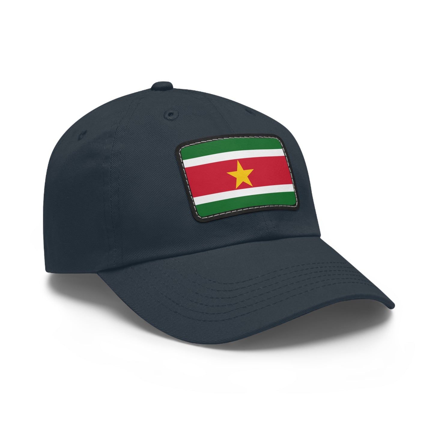 Flag Village Suriname Flag Hat Cap with Leather Patch