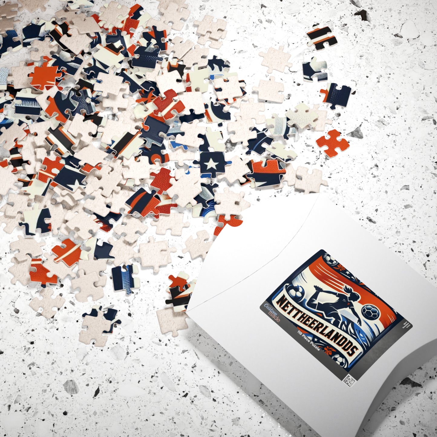 Flag Village Netherlands Sporting Flag Puzzle (110, 252, 520, 1014-piece) NLD0001
