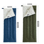 Flag Village Camping Thin Portable Envelope Cotton Sleeping Bag