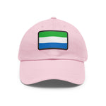 Flag Village Sierra Leone Flag Hat Cap with Leather Patch