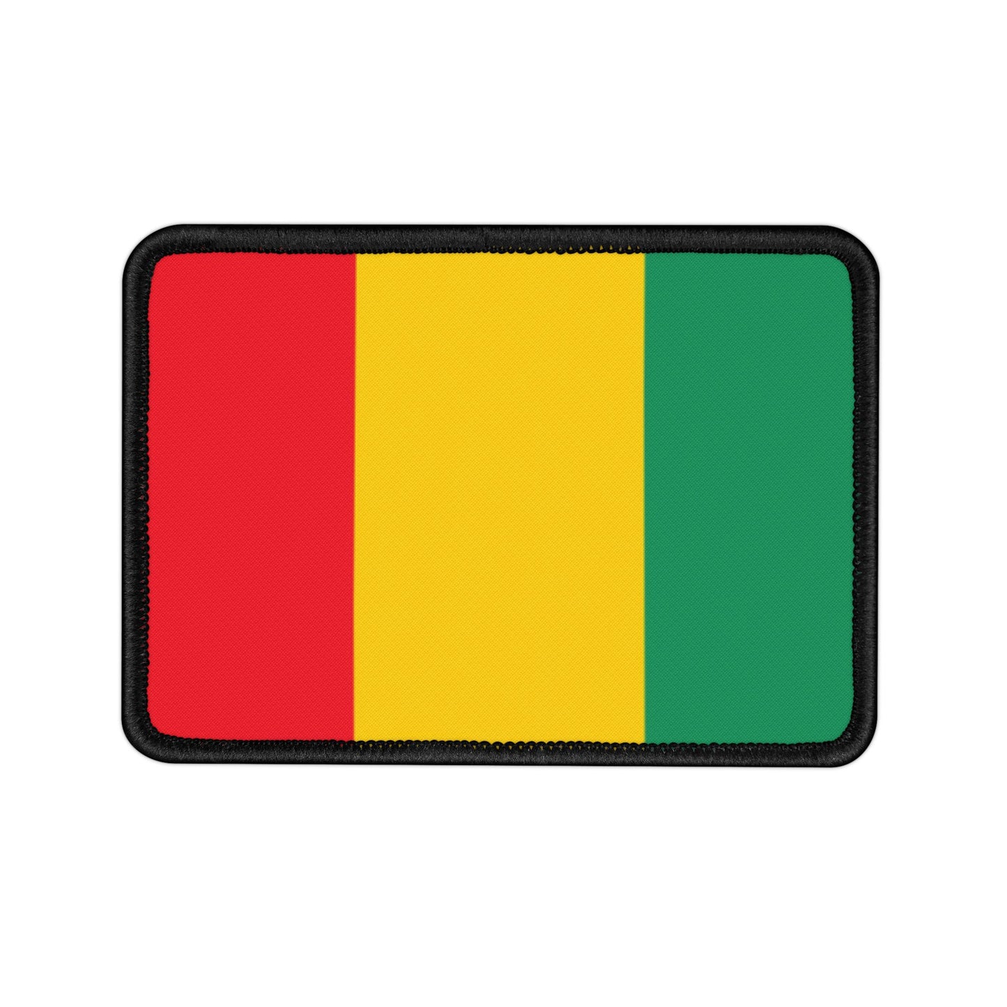 Flag Village Guinea Flag Embroidery Iron-On Patches