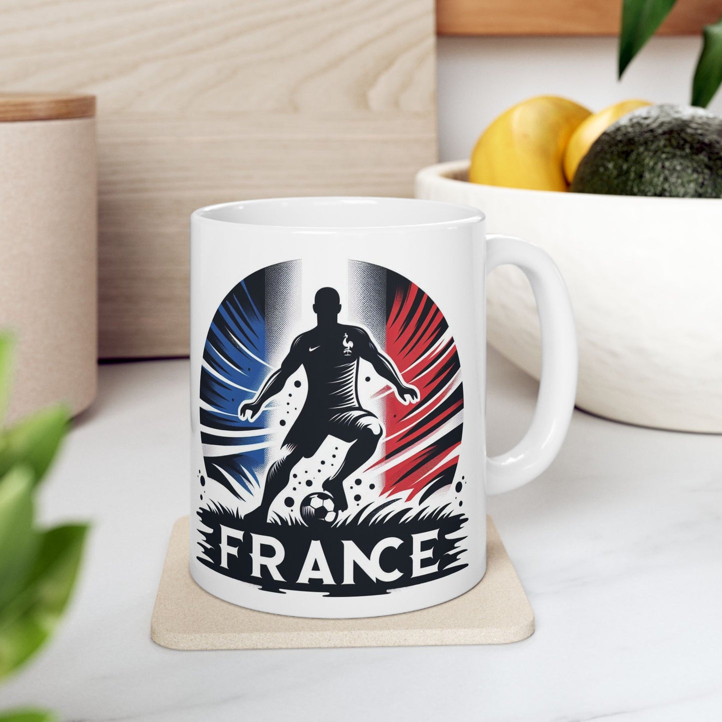 Flag Village France Sporting Flag Ceramic Coffee Mug 11oz FV-MG0016