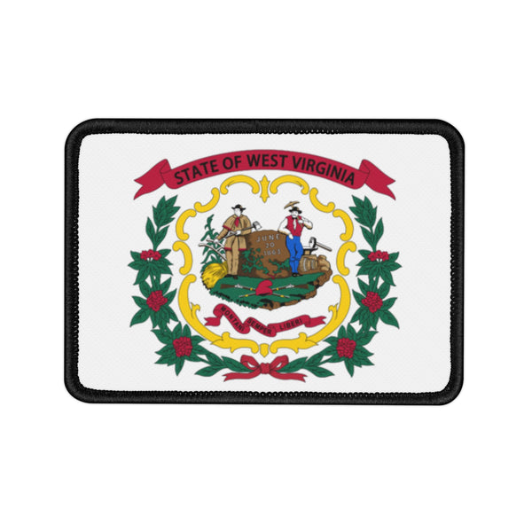 Flag Village U.S. West Virginia Islands State Flag Embroidery Iron-On Patches