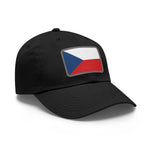 Flag Village Czech Republic Flag Hat Cap with Leather Patch