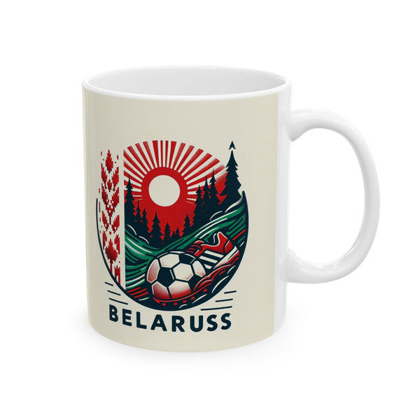 Flag Village Belarus Sporting Flag Ceramic Coffee Mug 11oz