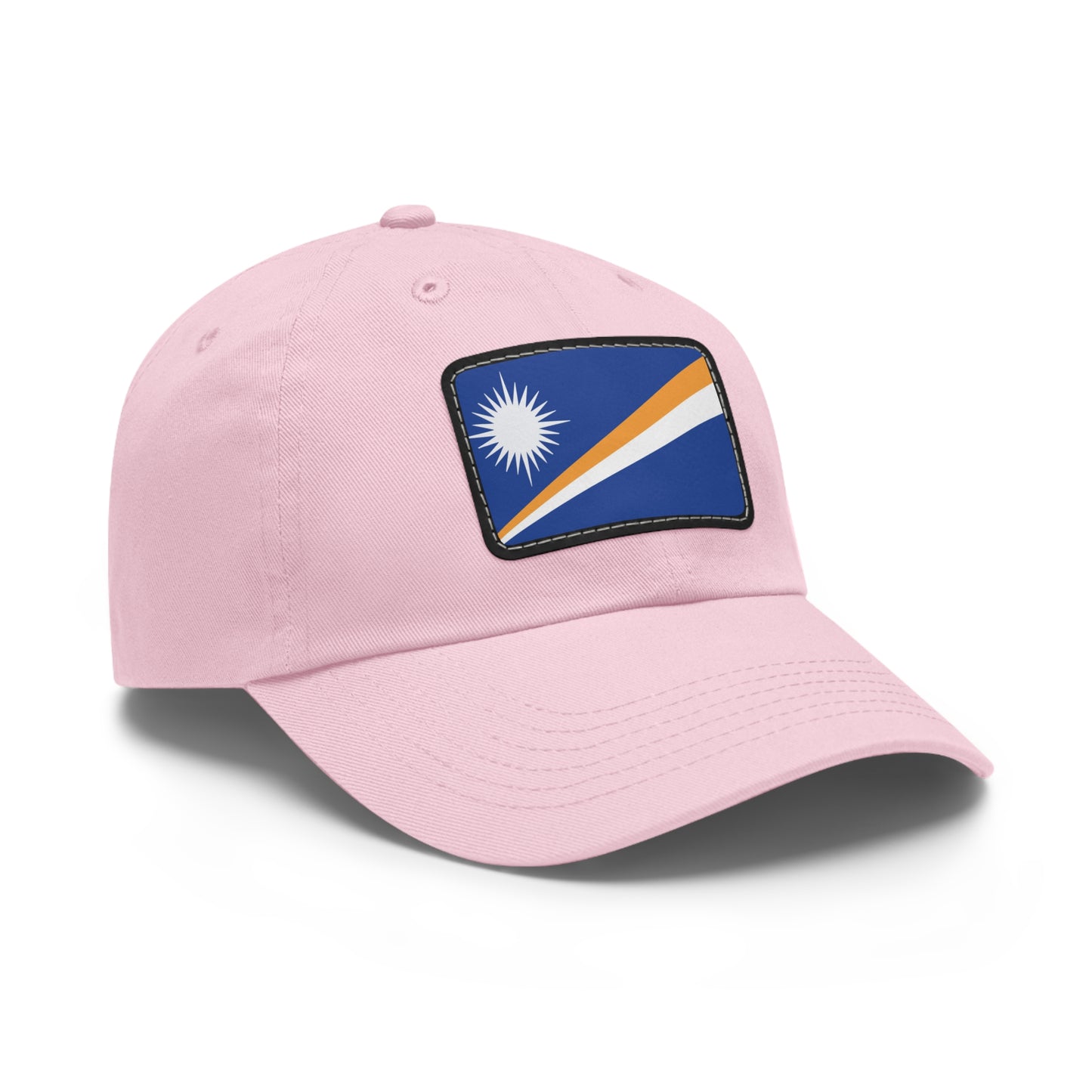 Flag Village Marshall Islands Flag Hat Cap with Leather Patch