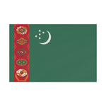 Flag Village Turkmenistan Flag 18" x 12" / 36" x 24" / 60" x 36"