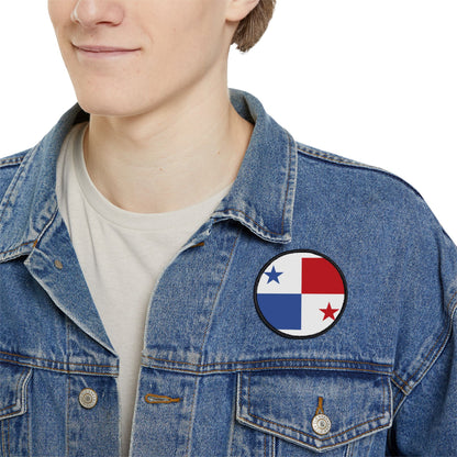 Flag Village Panama Flag Embroidery Iron-On Patches