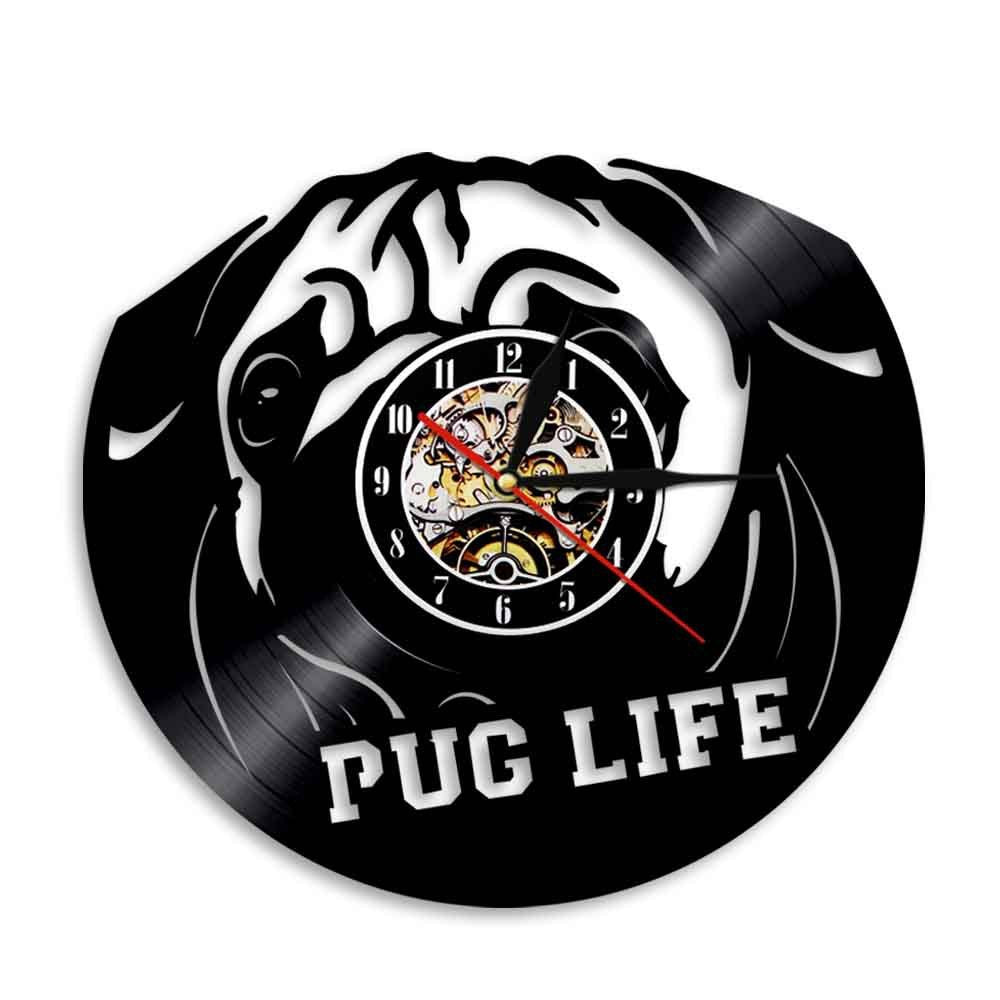 Flag Village Wall Clock Dog Breed Gifts