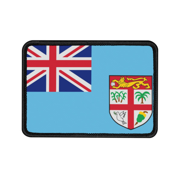 Flag Village Fiji State Flag Embroidered Iron-On Patch